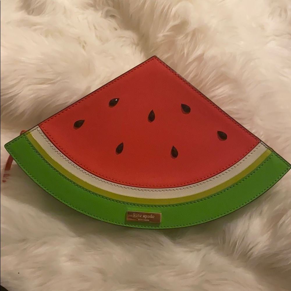 Kate Spade watermelon clutch